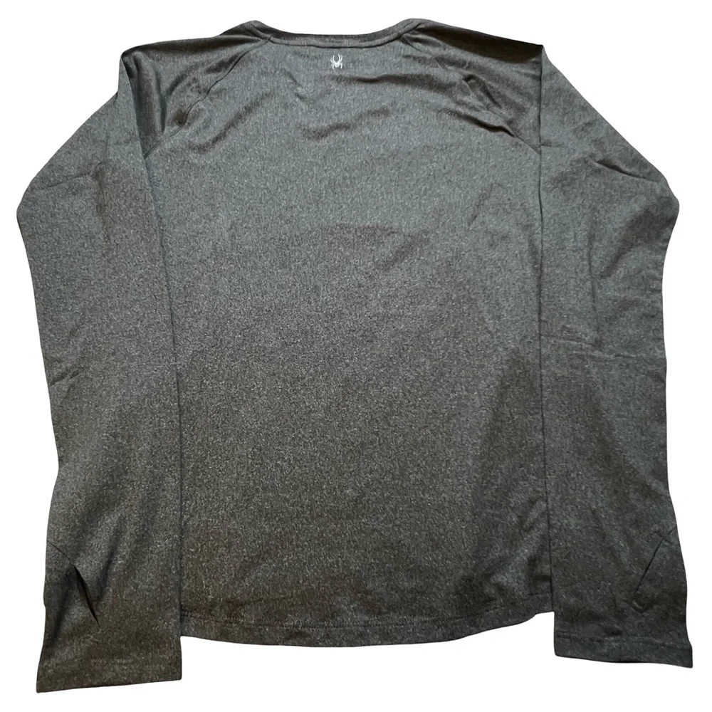 Spyder Active women’s Long Sleeve Performance‎ Top Black Heather size medium